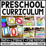 Preschool Math and Literacy Centers and Worksheets MEGA BUNDLE