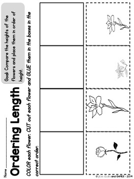 Preview of Preschool Measurement Worksheet FREE
