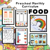 Preschool Monthly Curriculum - FOOD Theme | Preschool Printable