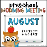 Preschool Morning Meeting | August | PreK Circle Time | Go