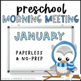Preschool Morning Meeting | January | PreK Circle Time | G