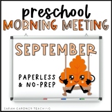 Preschool Morning Meeting | September | PreK Circle Time |
