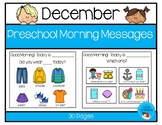 Preschool Morning Messages - December