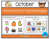 Preschool Morning Messages - October