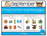 Preschool Morning Messages - September