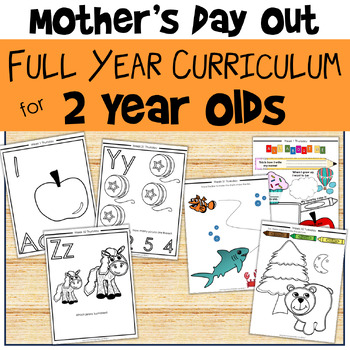 Preview of Preschool Mother's Day Out Curriculum - 2 Year Olds