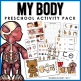 Preschool: My Body Theme Learning Pack