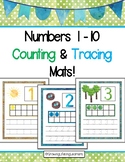 Numbers 1-10 Counting and Tracing Mats