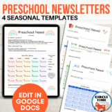 Preschool Newsletter Templates EDITABLE Google Docs, 4 Sea
