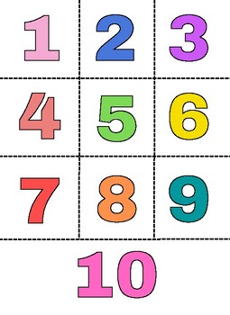 Preschool Number Search (Frogstreet 3's: Theme 4, Week 4 Active me)