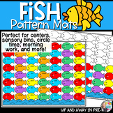 Preschool Ocean Activities - Math Pattern Mats - Fish Activity