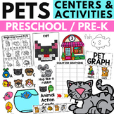 Preschool PET Theme - Pet Activities, Centers, and Printab