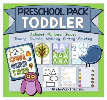 Preview of Preschool Pack for Toddlers
