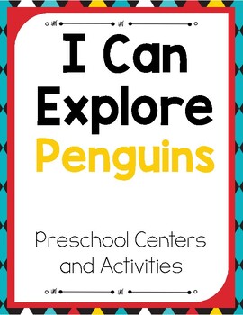 Preview of Preschool Penguin Theme Pack