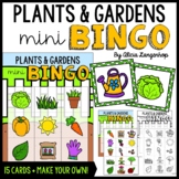 Preschool Plants and Gardens Mini Bingo Game