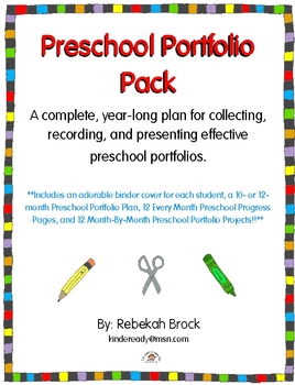 Preview of Preschool Portfolios Pack: A Year-Long Plan for Creating Effective Portfolios