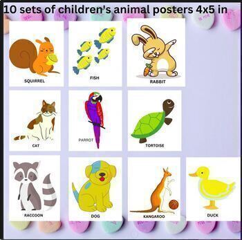 Preview of 10 Children Wall Posters+Biology Wall Art+Quiz Book+Daily Planner Bundle