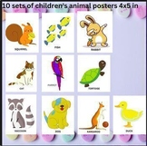 10 Children Wall Posters+Biology Wall Art+Quiz Book+Daily 