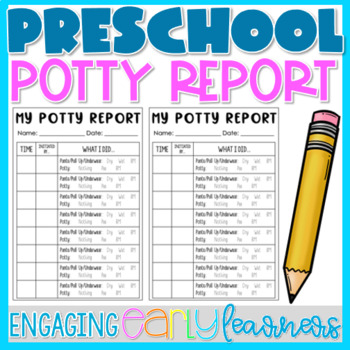 Preview of Preschool Potty Report