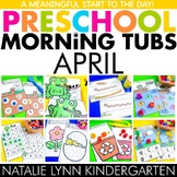Preschool + Pre-K April Morning Tubs | Spring Morning Work