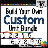 Preschool Pre-K Curriculum - Custom Bundle 10 Units