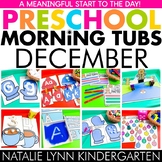 Preschool + Pre-K December Morning Tubs | Morning Work Bin