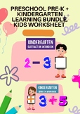 Preschool Pre-K + Kindergarten Learning Bundle, Kids Works