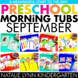 Preschool + Pre-K Morning Tubs September Beginning of Year