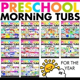Preschool + Pre-K Morning Tubs for the Year | Morning Work Bins