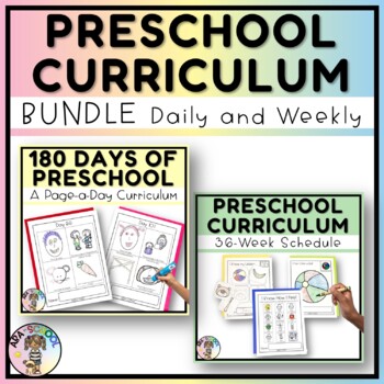 Preview of Preschool Pre-K Special Education Preschool Curriculum BUNDLE 20% OFF