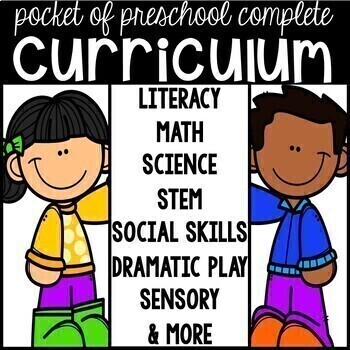 Preview of Preschool, Pre-K, and Kindergarten Complete Curriculum BUNDLE