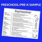 Preschool/PreK Book Based Activity Calendars