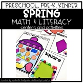 Preschool, PreK, Kindergarten April Spring Centers and Activities
