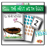 FREE - Preschool, PreK, Kindergarten NEST themed FUN COUNT