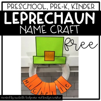 Preview of Preschool, PreK, Kindergarten St. Patrick's Day Activities | Leprechaun craft