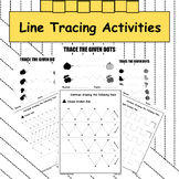 Preschool Prewriting Worksheets for Line Tracing Activities