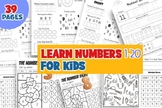 Preschool Printables Learning Numbers sheets