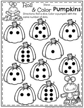 Preschool Pumpkin Activities by Planning Playtime | TpT