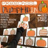 Preschool Pumpkin Activities