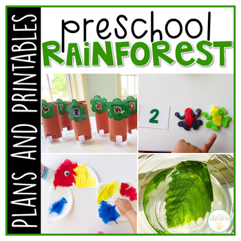 Preview of Preschool: Rainforest {Plans and Printables}
