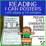 Preschool Reading and Literacy I Can Posters