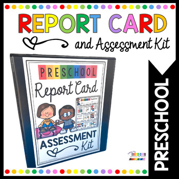 Preview of Preschool Report Card and Assessment Kit - Parent Teacher Conferences Tests