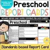 "Comprehensive Preschool Report Card Template with Social-