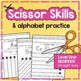 Preschool SCISSOR SKILLS Cutting Practice Handwriting Fine
