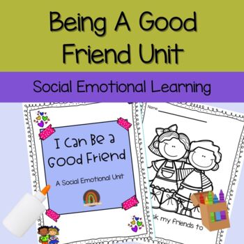 Preview of Preschool SEL Unit - Social Emotional Learning - Calm Down - Behavior Management