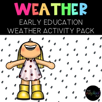 Preview of Weather Activities for Preschool & Special Education- Centers, Sensory Bin, Book