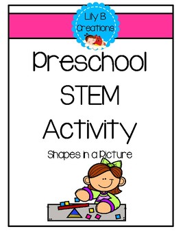 Preview of Preschool STEM Activity - Shapes In A Picture