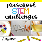 Preschool STEM Challenges: August