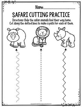 preschool safari theme printable worksheets by the keeper of the memories