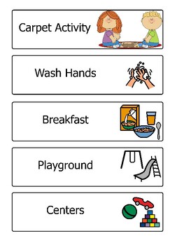 Preview of Preschool Schedule